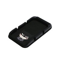 大号双卡车用防滑垫汽车导航仪表台手机支架车载置物垫临时停车牌 蝙蝠袖双卡多功能防滑垫