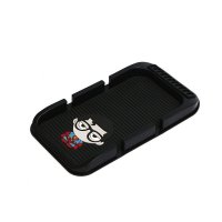 大号双卡车用防滑垫汽车导航仪表台手机支架车载置物垫临时停车牌 超人双卡多功能防滑垫