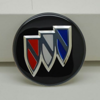 汽车个性改装轮毂中心盖标贴 方向盘标轮毂贴标 65mm各种标志车标 别克65mm一片