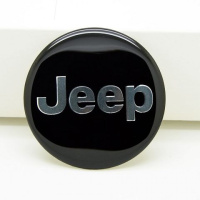 汽车个性改装轮毂中心盖标贴 方向盘标轮毂贴标 65mm各种标志车标 吉普65mm一片