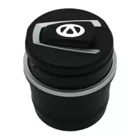 专用于奇瑞车载烟灰缸瑞虎8瑞虎7艾瑞泽GX艾瑞泽5 带灯带盖储物盒 奇瑞标烟灰缸[白色]