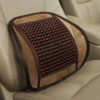 汽车腰靠车用护腰背靠垫夏季透气四季司机驾驶员座腰部支撑腰枕托 枫木红色