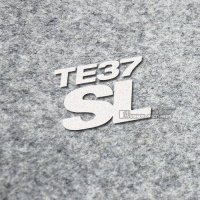 TE37SL轮毂装饰反光防水车贴荧光色改装车个性轮毂条幅汽车贴纸 te37反光白字4个