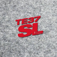 TE37SL轮毂装饰反光防水车贴荧光色改装车个性轮毂条幅汽车贴纸 te37反光红字4个