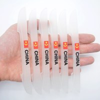 汽车宝马奥迪车防撞条贴通用型夜光硅胶个性改装饰侧开边防刮 透明国旗[6条装]刀锋