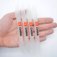 凯迪拉克XT5 XTS SRX ATS-L车防撞条改装防刮防擦防碰胶条贴片 透明国旗[4条装]刀锋