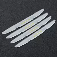 车防撞条专用于讴歌CDX/MDX/RDX改装防擦条贴保护汽车透明 国旗透明防撞条【4条装】小秘书