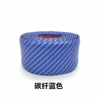 丰田埃尔法槛条迎宾踏板20系30系VELLFIRE专用ALPHARD改装配件 长1米宽5CM[碳纤蓝]