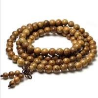 檀木汽车挂饰档位佛珠挂件车档杆吊饰品车内把手摆件符车载 鸡翅木0.6