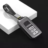 适用于2019年新款讴歌rdx钥匙套cdx改装包tlxl装饰壳汽车配件用品 浅灰+皮绳