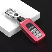 适用于2019年新款讴歌rdx钥匙套cdx改装包tlxl装饰壳汽车配件用品 魅力红+车标扣