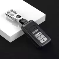 适用于2019年新款讴歌rdx钥匙套cdx改装包tlxl装饰壳汽车配件用品 黑色+车标扣
