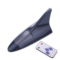 一汽大众速腾迈腾宝来车顶改装车用鲨鱼鳍天线装饰用品沙鱼尾翼 灰色鲨鱼鳍[带遥控]