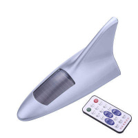 一汽大众速腾迈腾宝来车顶改装车用鲨鱼鳍天线装饰用品沙鱼尾翼 银色鲨鱼鳍[带遥控]