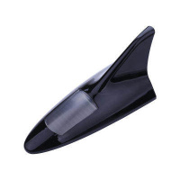 一汽大众速腾迈腾宝来车顶改装车用鲨鱼鳍天线装饰用品沙鱼尾翼 黑色鲨鱼鳍[不带遥控]