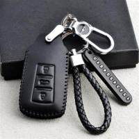适用于东风风神奕炫钥匙包套汽车内饰改装汽车女专用真皮车钥匙扣 黑线精品扣