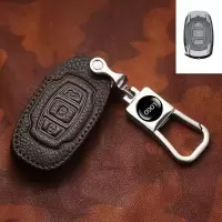 比亚迪f3钥匙包套S7宋S6L3秦f0唐max速锐g6真皮e5汽车钥匙壳扣 B款智能3键黑色