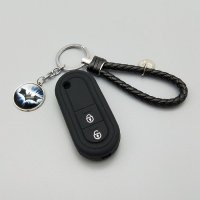 适用于名爵MG3 名爵3 MG 3SW 改装2键汽车硅胶钥匙包遥控保护套扣 黑色硅胶+英雄蝙蝠侠套装