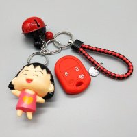 适用于福特F系列F150 F350 F450探险者野马汽车钥匙包硅胶钥匙套 樱桃小丸子套装
