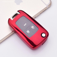 别克新老款英朗 05 06 07 08 09 10 11 12 13年汽车钥匙包套 别克折叠软壳全包款[运动红]