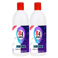84消毒液家用酒店洁厕漂白衣物家居地板厕所儿童玩具消毒水[2月28日发完] 500毫升2瓶装