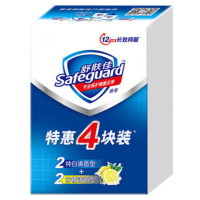 洗手液纯白清香型健康抑菌洗手液225ml 正品儿童家庭装 舒肤佳抑菌香皂102g*4 1件