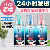 免洗洗手液消毒液75%酒精便携式宝宝大人滴露洗手液凝胶 洗手液10瓶装(送3瓶酒精喷雾)