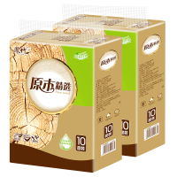 鳳竹抽纸原木精选390张20包家庭装抽取式面巾纸餐巾纸卫生纸