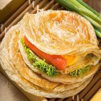 30片/60G 正宗原味手抓饼面饼早餐饼速食煎饼商用家庭装