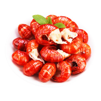 6-8cm 350g 新鲜小龙虾尾即食香麻辣大号虾球非海鲜罐装鲜冻水产整箱