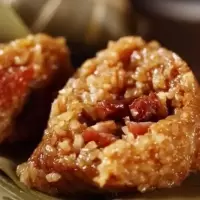 鲜肉粽 2只 现做现发新鲜肉粽大肉粽子蜜枣粽豆沙红豆粽蛋黄粽早餐