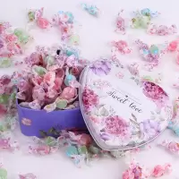 水果切片糖 圣诞节情人节糖果礼盒迷你水果切片糖千纸鹤糖批发混装儿童零食