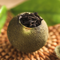 正宗新会小青柑普洱茶500g小青金桔礼盒装散装茶叶陈皮熟茶