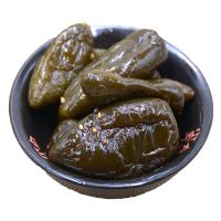 港椒咸菜400g*2袋() 港椒咸菜红油港椒特辣肉辣椒超辣下饭菜咸菜酱菜泡辣椒腌辣椒