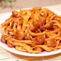 2斤(500g*2袋) 香辣蟹味菇农家腌制蘑菇咸菜即食红油菌菇酱菜下饭菜开味小菜
