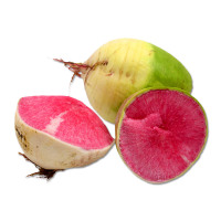 2500g 新鲜心里美萝卜满堂红萝卜绿皮红心胭脂水果萝卜