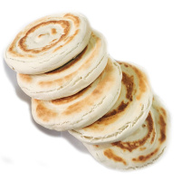 20个现做炭火烧饼饼 肉夹馍饼 120g/个