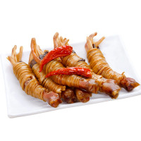 原味鸭脚包50只 鸭脚包 单肠单心腌鸭爪鸭翅腊鸭腊味美食