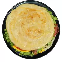 迷你装60g*50片 台湾风味手抓饼面饼皮 家庭装早餐速食