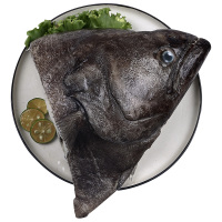 1.5斤/个*1个 鱼头新鲜鲽鱼头深海鱼头 比目鱼碟鱼头