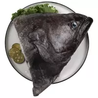 1.5斤/个*1个 鱼头新鲜鲽鱼头深海鱼头 比目鱼碟鱼头
