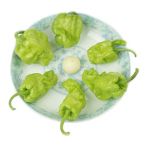 1kg(2斤) 新鲜皱皮青辣椒 虎皮辣椒薄皮圆椒野菌配料