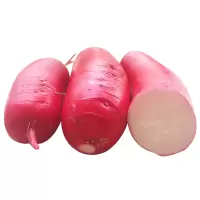 农家自种红皮萝卜新鲜红皮白肉水萝卜泡菜胭脂萝卜 2.5kg
