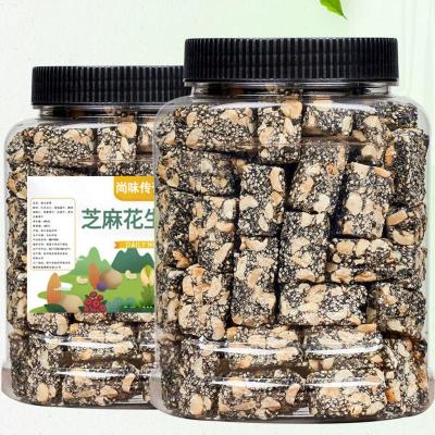 传统手工芝麻糖花生酥罐装250g老式糕点特产散装休闲零食小吃