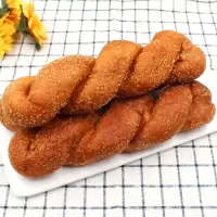 东北特产小吃老式豆沙馅夹心手撕甜麻花大软面包零食糕点180g