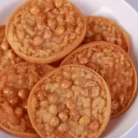 豆饼特产锅巴饼干零食月亮巴粑休闲小吃花生巴豆子饼