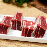 新鲜牛排骨超级多肉 牛肋排 牛排 骨正宗黄牛清真鲜牛肉 多肉牛肋排段2斤