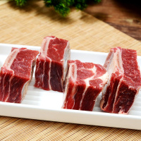 新鲜牛排骨超级多肉 牛肋排 牛排 骨正宗黄牛清真鲜牛肉 多肉牛肋排段2斤