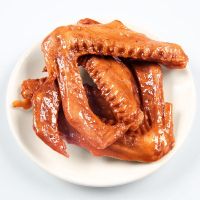 网红香辣鸭翅零食小吃香菇鸭翅麻辣卤味蜜汁鸭翅零食批发非鸡翅