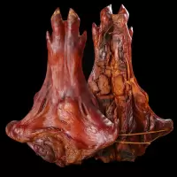 切好剁好 烟熏腊猪脚1-5斤 柴火腊猪蹄猪肘农家土猪火腿腊肉